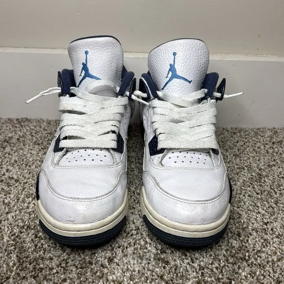 NIKE Men's Jordan 4 Retro Columbia Shoes Size 8 - Picture 5 of 12